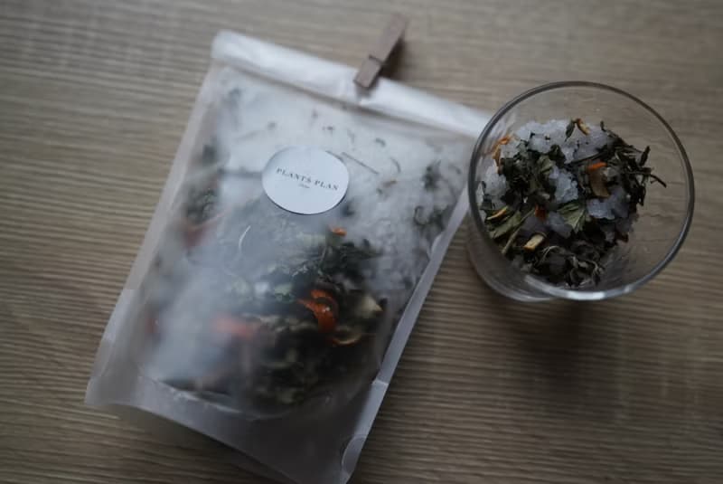 精油花草淨化鹽 四款味道