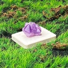 天然可愛夢幻紫晶花骨幹水晶 紫水晶 療癒 招財 智慧 財運 開運