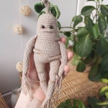 Mandrake Doll Stuffed Toys. Soft Handmade Gift Harry Potter. Miniature doll fans
