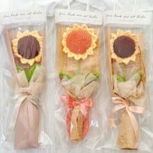 【WS │手工花 】編織花 毛線花 太陽花 畢業花束 七夕