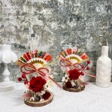 預購。紀念禮物。永生花森林系小桌花