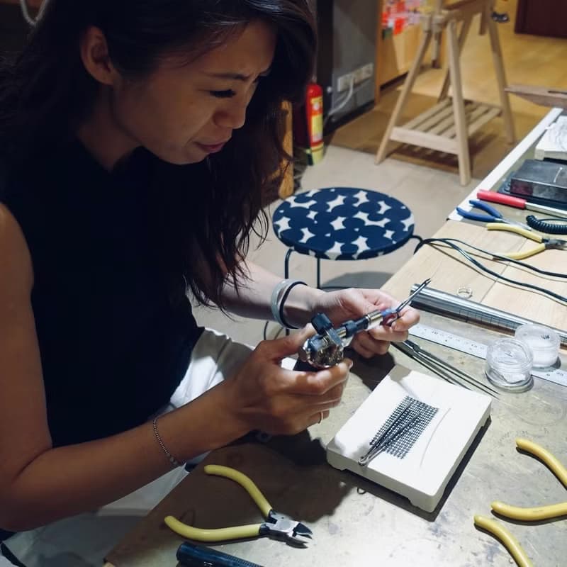 【體驗】水滴戒純銀戒指 ,下單2可享85折,手作的詩台南金工體驗/文化幣可