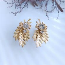 Vintage Jewelry 西洋古董飾品 SARAH COV Harvest Time 夾式耳環