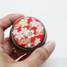 古銅款 圓形 分格藥盒 迷你 隨身攜帶 小物 收納盒 藥盒