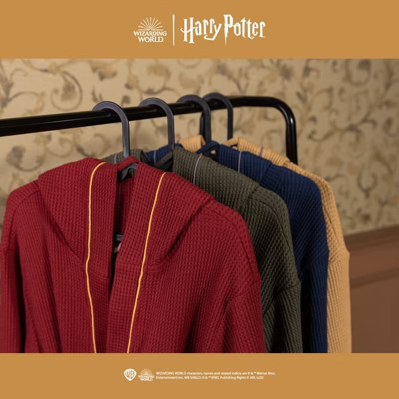 哈利波特 居家睡袍 睡袍 華夫格 學院袍 浴袍 睡衣 均碼尺寸 禮盒