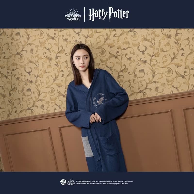 哈利波特 居家睡袍 睡袍 華夫格 學院袍 浴袍 睡衣 均碼尺寸 禮盒