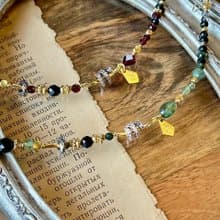 -蛇蠍美人 -天然水晶手鏈/黃銅手鍊