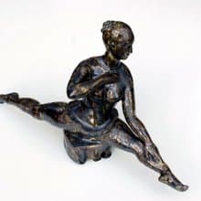 Ballerina sculpture Ceramic figurine Ceramic sculpture sexy lady Female portrait