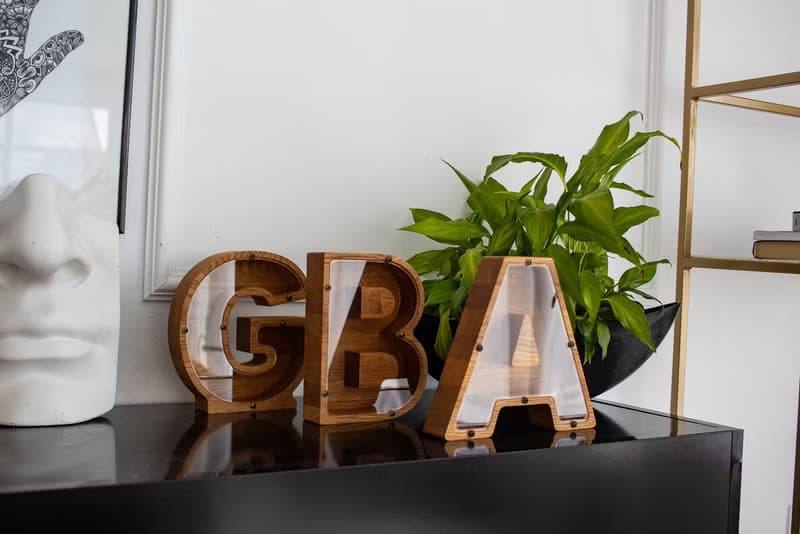Wooden nursery decor piggy bank LETTER First birthday gift Baby shower gift