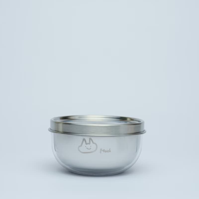 抗菌可微波Essten水晶點心碗四件組(不鏽鋼上蓋)∣Moek X Jesper