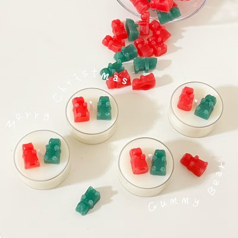 【Miss Luna 露娜小姐】聖誕小熊軟糖香氛茶蠟 有聖誕包裝