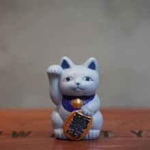 AHMLIFE 招財貓 開運 彩繪石膏擺件  原作限量商品