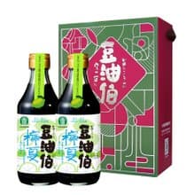 【豆油伯】窗花2入禮盒 (檸夏釀造醬油300ml x 2) /母親節送禮/