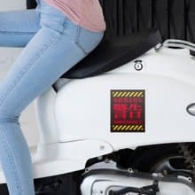 警告 本店禁止打人 防水貼紙組合 可貼筆電 行李箱 汽機車 030