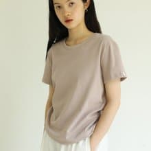 3rd 經典有機棉麻小logo tee簡約圓領套頭設計感短袖t恤女夏