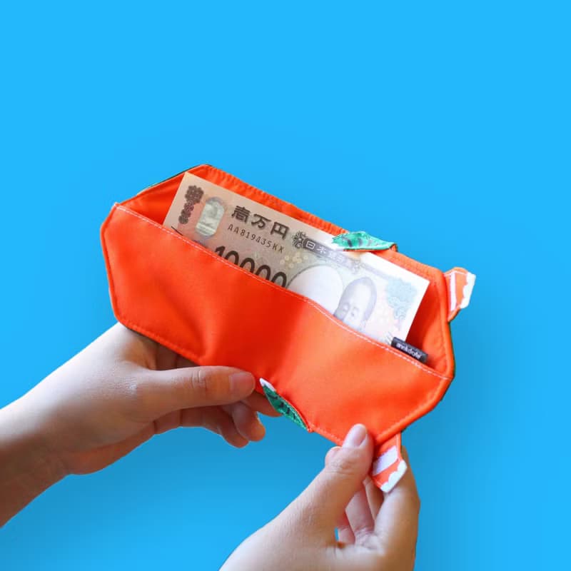 肉がほしいワニ 財布