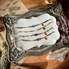 -華麗的冒險-天然水晶手鏈/黃銅手鍊