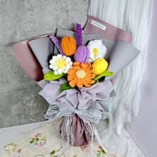 鉤織花束  生日禮物 花束 畢業 情人節 求婚花束 母親節 CRFB009