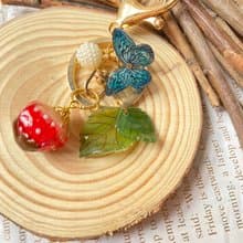 草莓巧克力圓舞曲-包包掛飾-蝴蝶A款