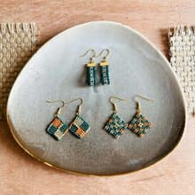 森林系列-編織耳環 | Forest-Earrings