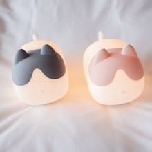 【免費禮物包裝】Lazy Cat 慵懶喵星人USB充電夜燈 | 生日禮物