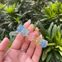 【絕版特惠】巴西 天然彩摩根石貔貅手鏈