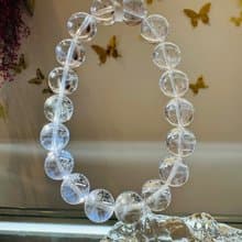 清透料高冰透體天然藍針11mm34.55g吸收自身濁氣增加個人氣場