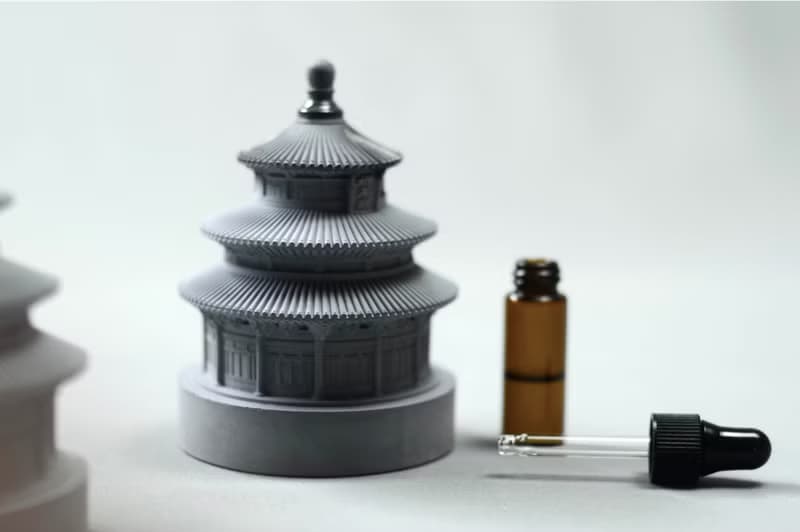 祈年殿 東方意境 清水泥 擺設 香氛精油擴香石 侘寂美學