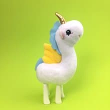 獨角獸發條公仔 - 大眼小白