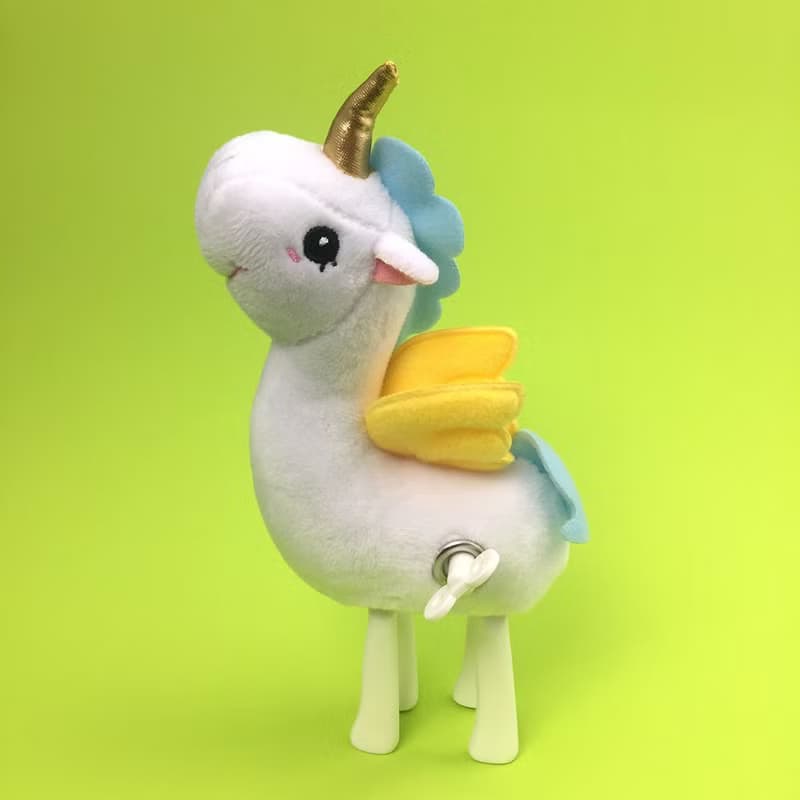 獨角獸發條公仔 - 大眼小白