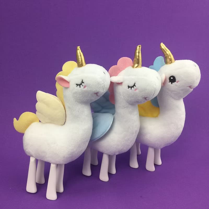 獨角獸發條公仔 - 大眼小白