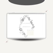 無時效電子手帳 | 苦甜巧克力月計畫