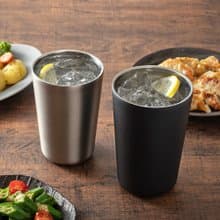 【孔雀Peacock】650ML真空斷熱 不鏽鋼杯/啤酒杯/燒酎酒杯-磨砂黑