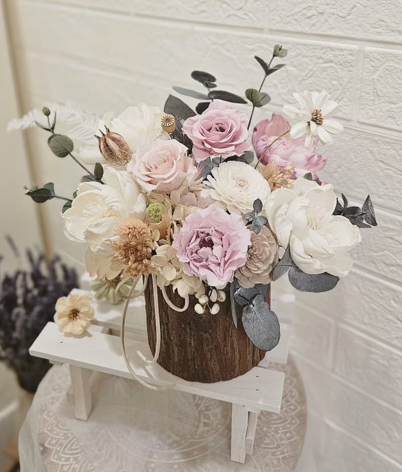 永生花 新居賀禮 升遷 開幕花禮 桌花 居家 新年 婚禮 入厝花禮