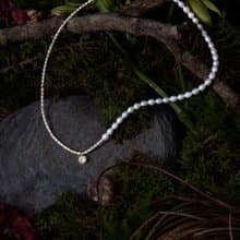 【兩用首飾最佳禮物】簡約經典天然珍珠鋯鑽項鍊/手鍊