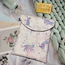 彩色噴墨系列-星座貓防撥水牛津布款收納袋-7.8吋電子書保護套