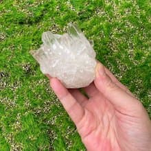 天然原礦能量冰透白水晶簇 白水晶 消磁淨化 療癒  開運 擺件