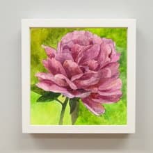 Thriving-Hand-painted hanging painting Peony Chinese painting Home decoration