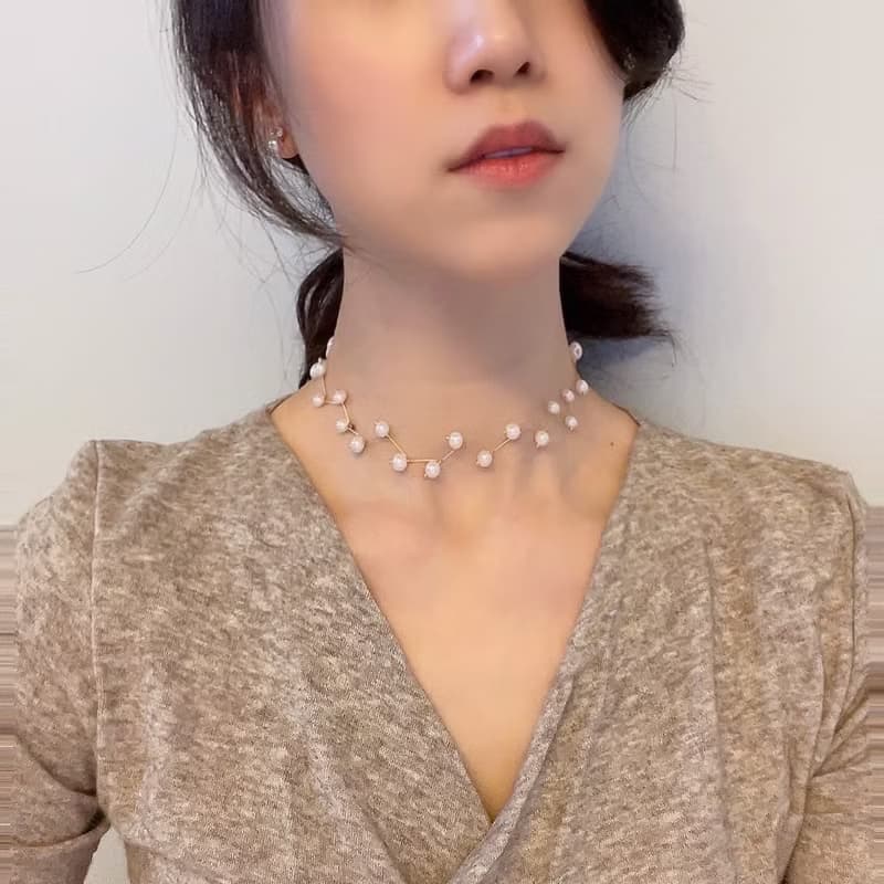 Zeal _ 浪漫精緻珍珠頸鏈項鍊