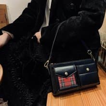 秋冬新時尚 小眾原創設計高級感信封包腋下包復古法棍包斜挎包