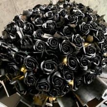 99朵/大型花束/求婚花束/黑玫瑰花束/香皂花/生日花束/情人節花束