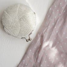 Ba-ba (m) Beads crochet round coinpurse No.2107