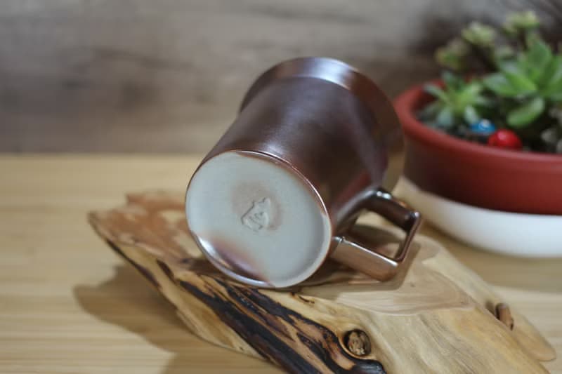【送禮好物】240ml 柴燒古銅金 方韻杯 咖啡杯 台灣鶯歌製