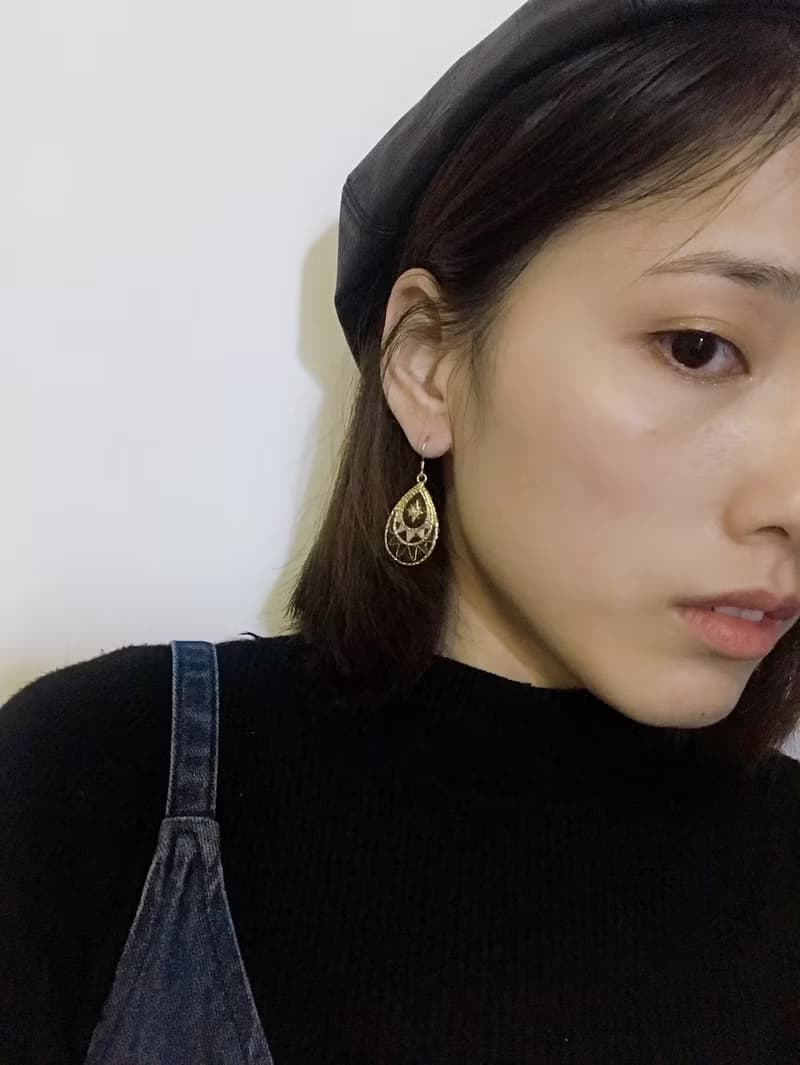 星願 耳環 / 耳勾 / 耳夾 水滴 派對宴會