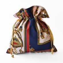 SCF KINCHAKU (絲巾抽繩包)  L  / 日本製造