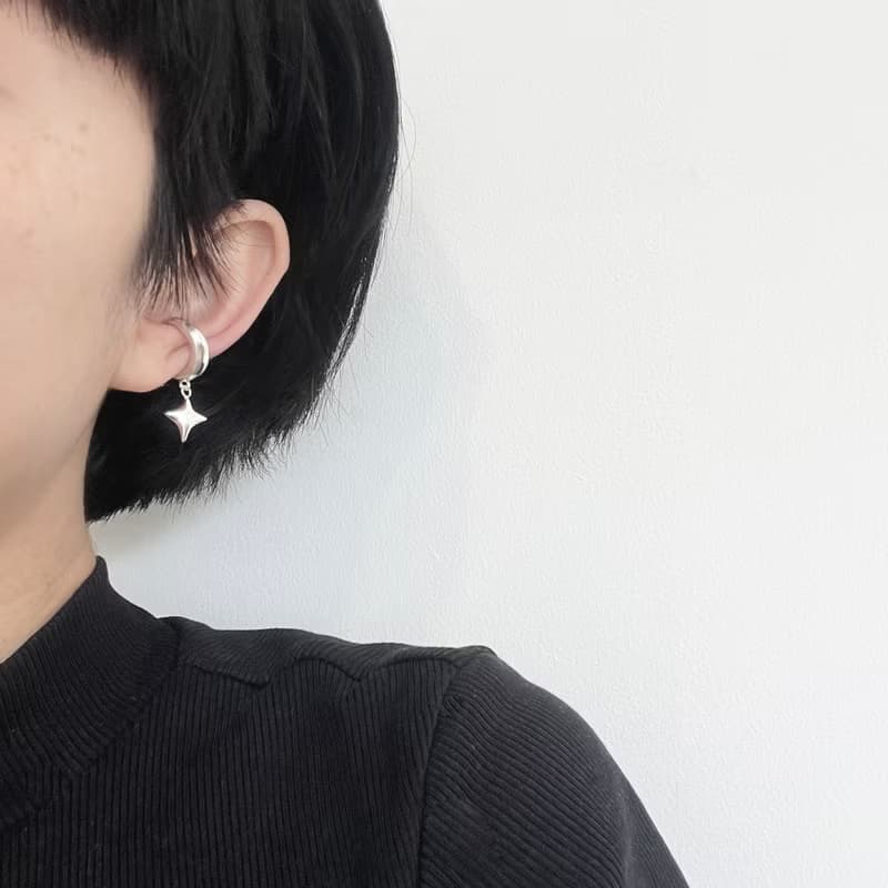 新月與星耳夾 Crescent & Star earcuff