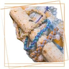 == 編織手環✕防水南美蠟線==【POPCORN結】