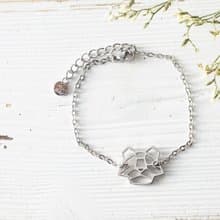 幾何手鍊系列-老虎-抗敏醫療鋼