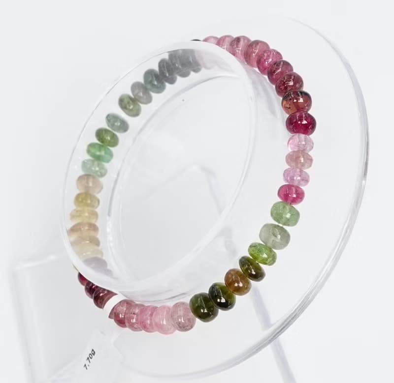 寶麗金珠寶-天然彩色碧璽手鍊