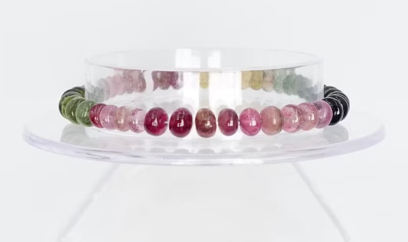 寶麗金珠寶-天然彩色碧璽手鍊